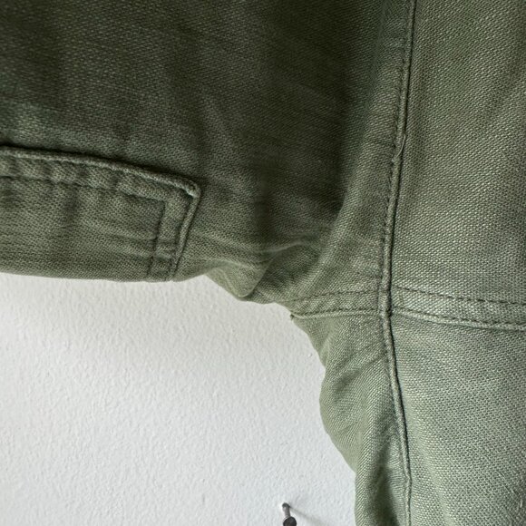 NWOT Madewell Green Cropped Cargo Pants - Utility Green - Picture 7 of 8